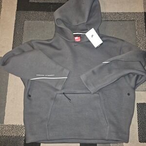 Nike Tech Fleece Hoodie Mens Small Gray New With Tags IO9941-060